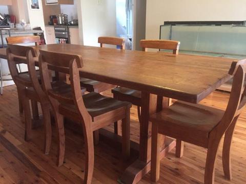 6-8 seater Timber Dining Table