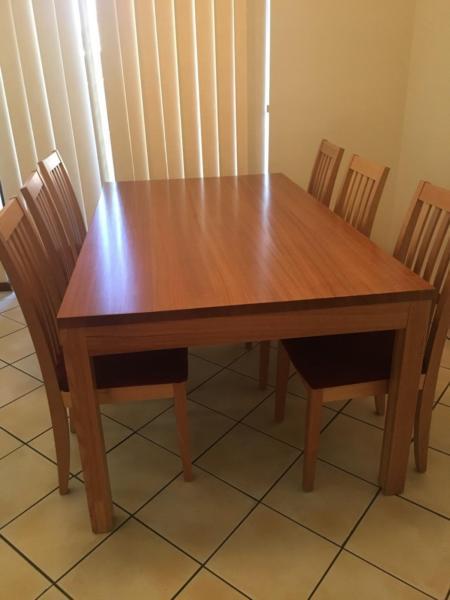 Dining Setting - Table with 6 chairs