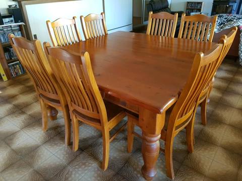 8 Seater Dining Table and Chairs