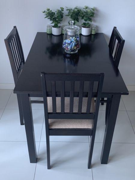 Dining Table - With 3 chairs