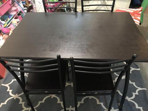 Dining table with 4 chairs- price reduced