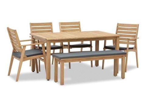 6 seater outdoor table setting