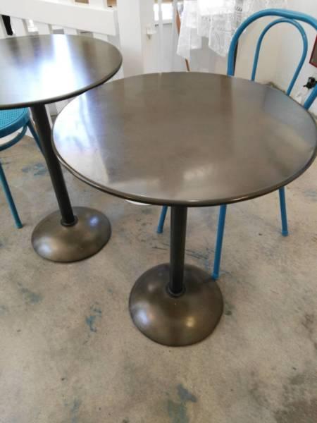 Cafe table and two chairs $70