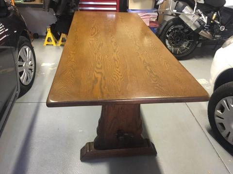 English oak dining table (Webber UK) 1820 x 750 mm