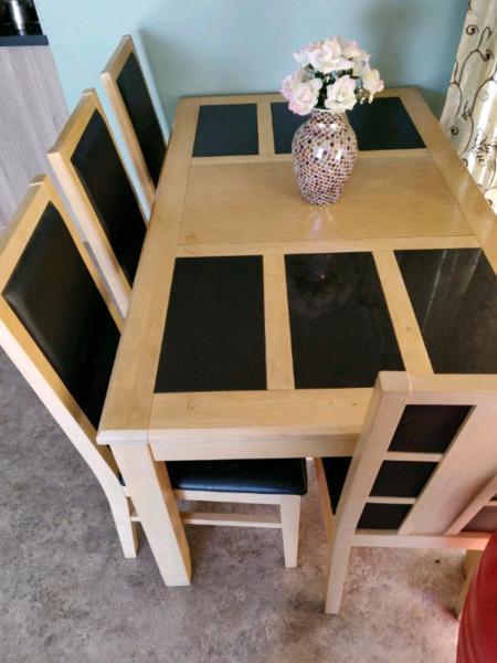 4 Seater Dining Table With Chairs
