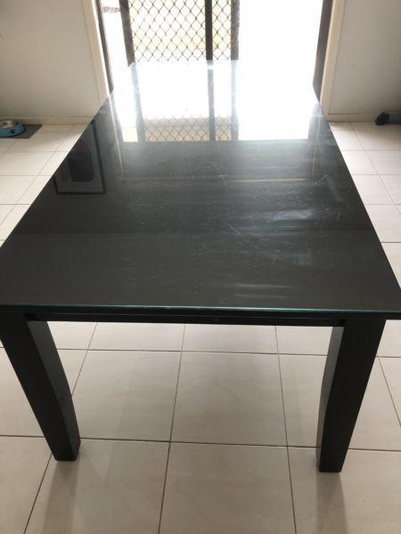 8 seater dining table & chairs