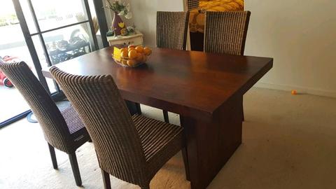 Wooden dinning table in a good condition