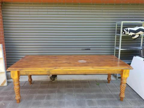 Big solid wood table