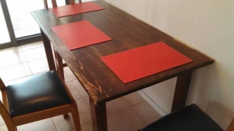 Table kitchen timber
