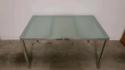 Frosted Glass table