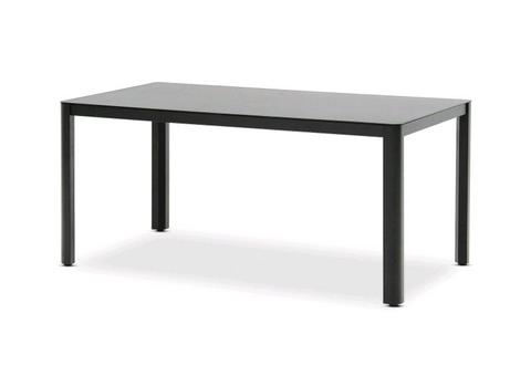 New Outdoor/indoor BBQ table. Black Glass Metal frame