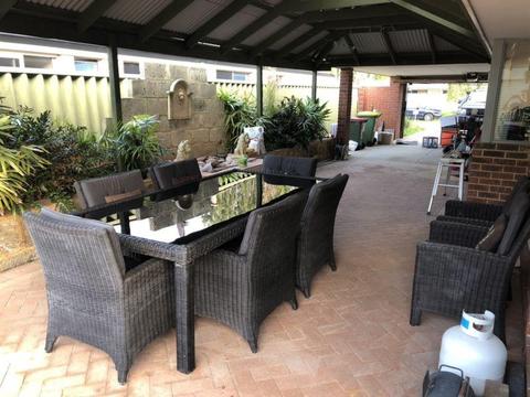 6 seater outdoor setting