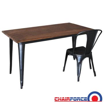 Replica Tolix Dining Table - 140 x 80 cm Wood Table Top