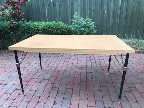 FREE DELIVERY Retro Dining table Danish Eames Parker Era