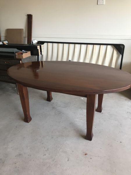 Solid antique dining table