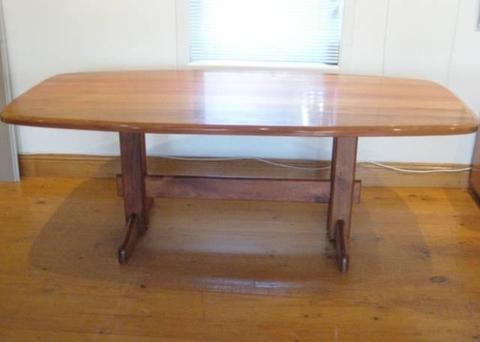 Seat10 Lge Solid Blackwood Table Dining or BoardTable Aust.Made