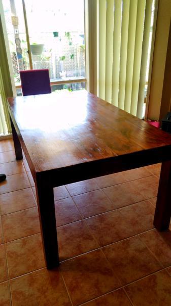 Dining table (with 6 chairs free)