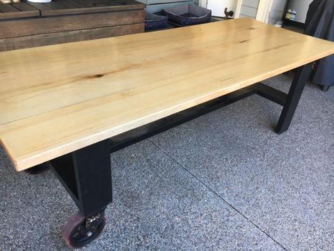 Beautiful Tasmanian oak wooden outdoor table