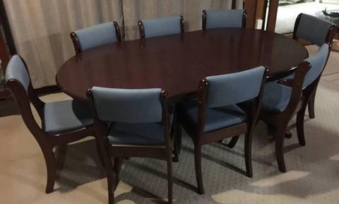 Dining table and 12 chairs