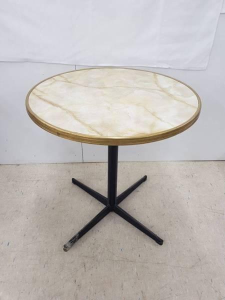 Marble Effect Round Table