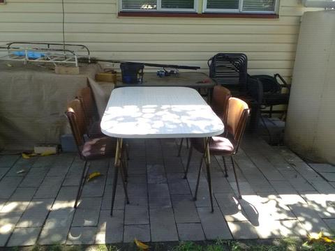 Retro table and chairs