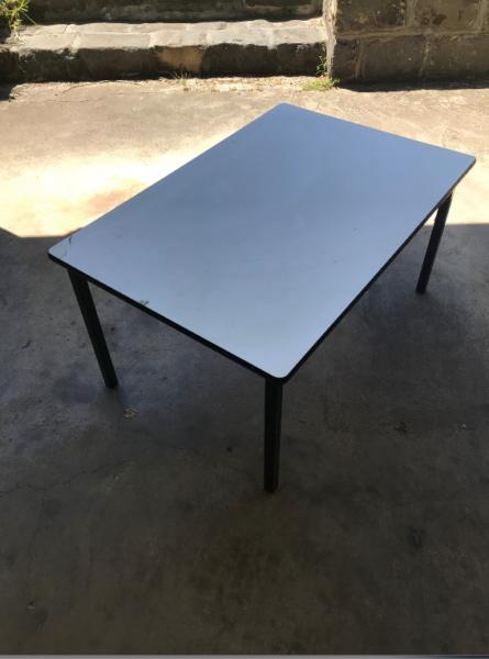 Small white table