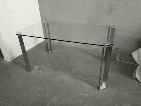 NEW Glass Dining Table 1.5m