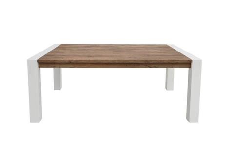 BRAND NEW Dining Table with high gloss and oak colour - 1.8m