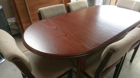 7 piece extendable dining table