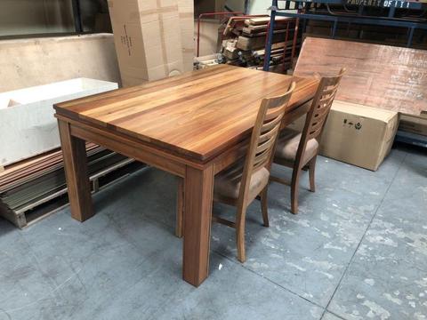 Spotted Gum dining table 1800mm 2100mm