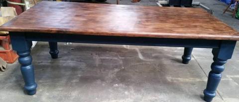SIX REFURBISHED DINING TABLES AND SOME SETS OF CHAIRS