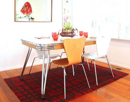 Retro Dining Table and Chairs