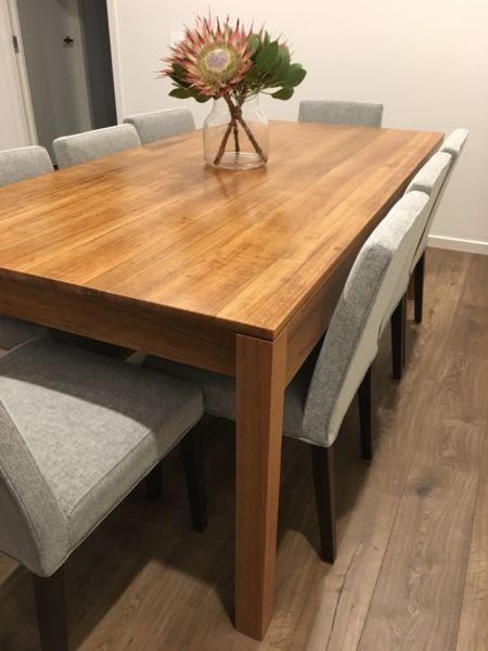 Recycled Tasmania Oak Dinning Table & Desk