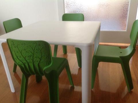 Italy made children table and chairs