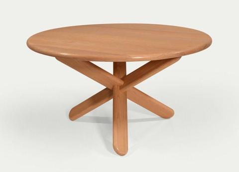 Round Dining Table - 6 Seater Round Table - Solid Hardwood