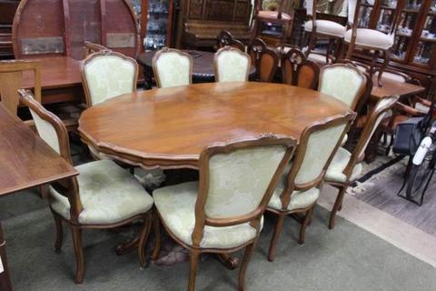 A Large Baroque French Extension Dining Table 2.4m
