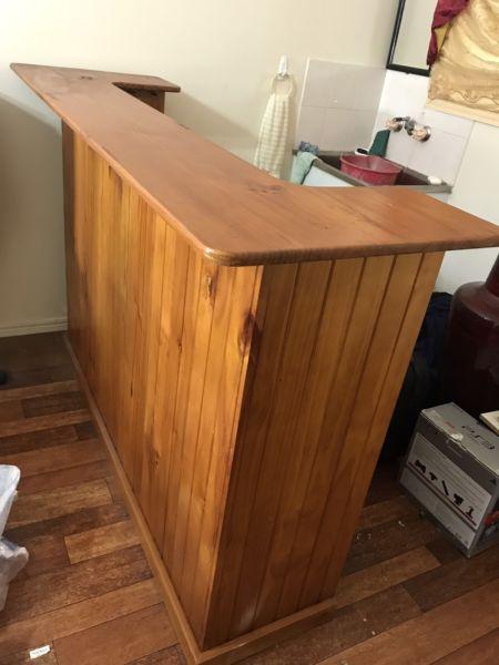 Wooden Bar/Bench Table REDUCE PRICE $280