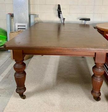Antique 1800s English Oak Extendable Table