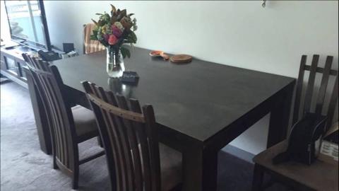 Large 4 seater wooden dining table!