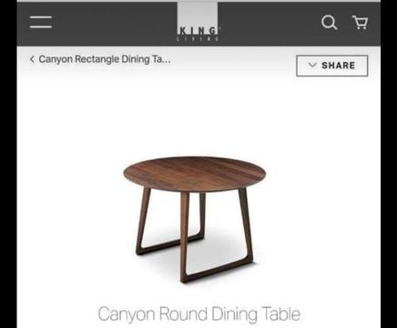 KING LIVING Dining table BRAND NEW