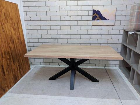 Dining Table with Chris cross legs - Tables clearance centre