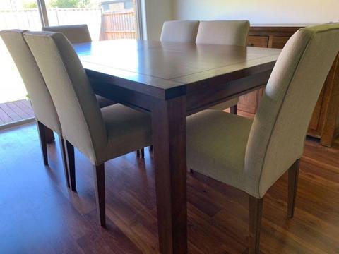 Dining Table Set and Buffet Table