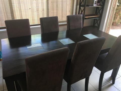 Dining table and buffet