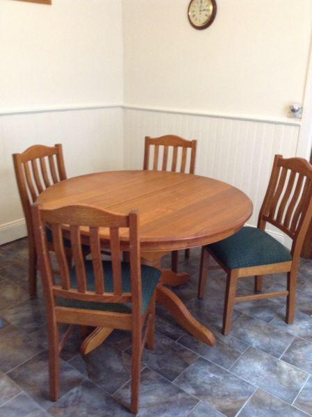 Table plus chairs