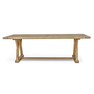EX-DISPLAY Hercules Reclaimed Elm Wood Dining Table 2.4m