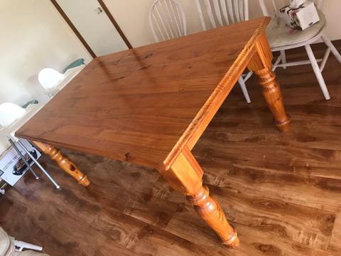 solid dining table