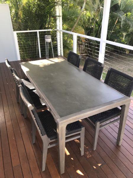 7 Piece Outdoor Dining Table - Make any offer!