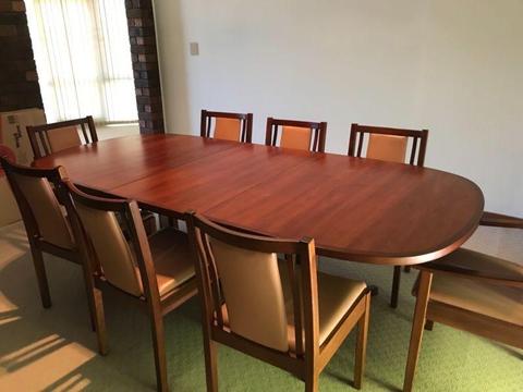 10 Seater Dining Table and Chairs