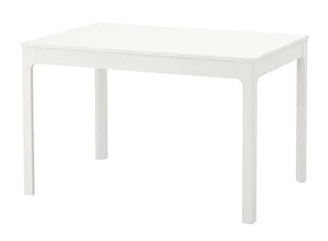 Extendable dinning table, White