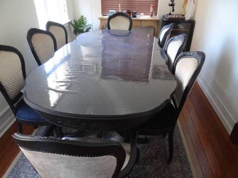 DIning Table (Antique and Refurbished)